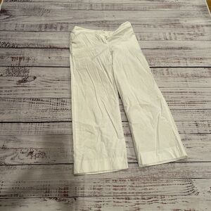 Valentino Cream Pleated Trousers